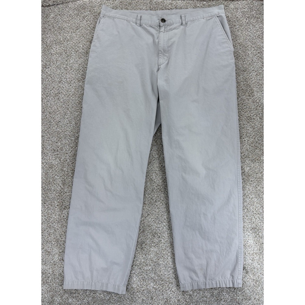 VTG Patagonia All-Wear Pants Mens 38x31 Ash Gray Organic Cotton Chino 55332 S9